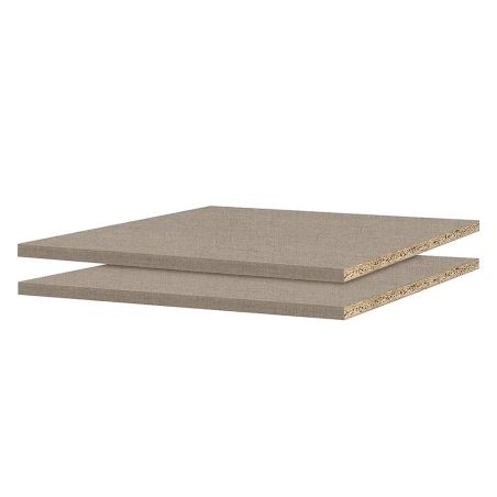 kit de 2 étagères pour armoire SCOTT131 cm