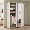 kit de 2 étagères pour armoire SCOTT175 cm