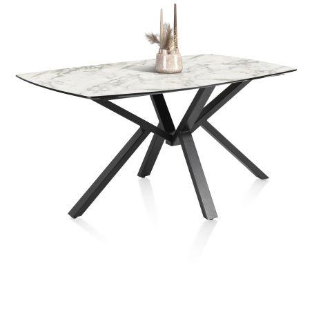 Palace, table 240 x 115 cm. - pied centrale - Henders and Hazel