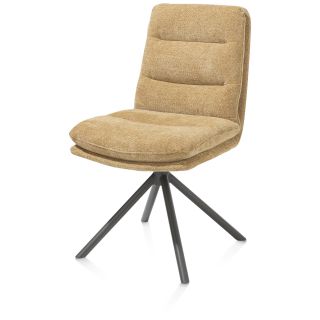 Mia, chaise - pivotante - pietement graphite - tissu Livigno - Henders and Hazel