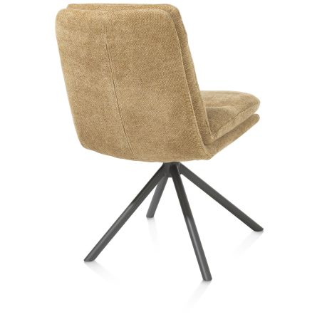 Mia, chaise - pivotante - pietement graphite - tissu Livigno - Henders and Hazel