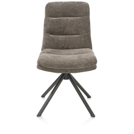 Mia, chaise - pivotante - pietement graphite - tissu Livigno - Henders and Hazel