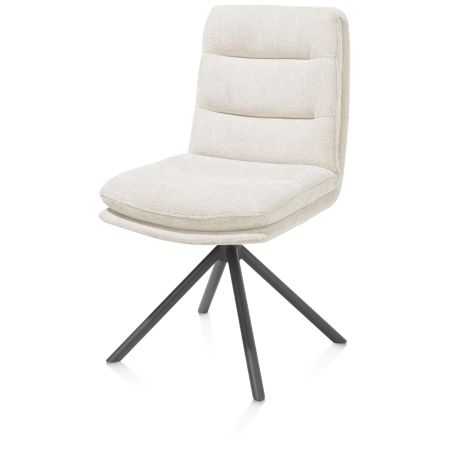 Mia, chaise - pivotante - pietement graphite - tissu Livigno - Henders and Hazel