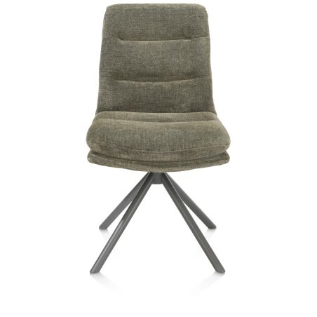 Mia, chaise - pivotante - pietement graphite - tissu Livigno - Henders and Hazel