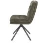 Mia, chaise - pivotante - pietement graphite - tissu Livigno - Henders and Hazel