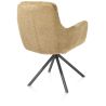 Mia, chaise a accoudoirs - pivotante - pietement graphite - tissu Livigno - Henders and Hazel
