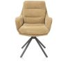 Mia, chaise a accoudoirs - pivotante - pietement graphite - tissu Livigno - Henders and Hazel