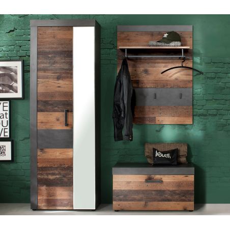 Armoire d'entrée INDIANA avec 2 portes