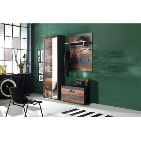 Armoire d'entrée INDIANA avec 2 portes