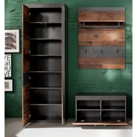 Armoire d'entrée INDIANA avec 2 portes