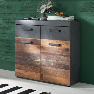 Armoire à chaussures INDIANA avec 2 portes et 2 tiroirs