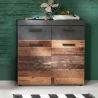 Armoire à chaussures INDIANA avec 2 portes et 2 tiroirs