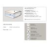 Matelas ressorts ensachés ORION HR - profondeur 210 cm - H 22 cm