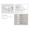 Matelas ressorts ensachés MORPHÉE HR - profondeur 200 cm - H 26 cm