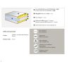 Matelas multi ressorts ensachés HYPNOS VISCO - profondeur 210 cm - H 24 cm
