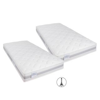 Matelas DUO MORPHÉE HR - avec fermeture éclair - H 26 cm