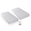 Matelas DUO HYPNOS VISCO - avec fermeture éclair - H 24 cm