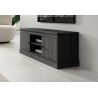 Meuble TV GABRIEL DARK en décor chêne noir