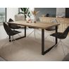 Table 180 cm GABRIEL LIGHT en décor chêne clair