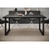 Table 210 cm GABRIEL DARK en décor chêne noir