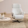 Fauteuil relax électrique en cuir S-LOUNGER 7362 avec 3 moteurs et fonction cardio de la marque HIMOLLA