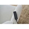 Fauteuil relax électrique en tissu S-LOUNGER 7362 avec 3 moteurs et fonction releveur de la marque HIMOLLA