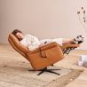 Fauteuil relax électrique en cuir QUARTETT JOKER 9361 de la marque HIMOLLA