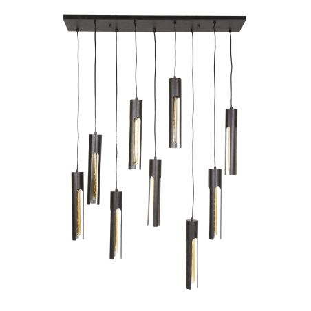 Lampadaire ISIDORE de style industriel avec 9 ampoule incluses