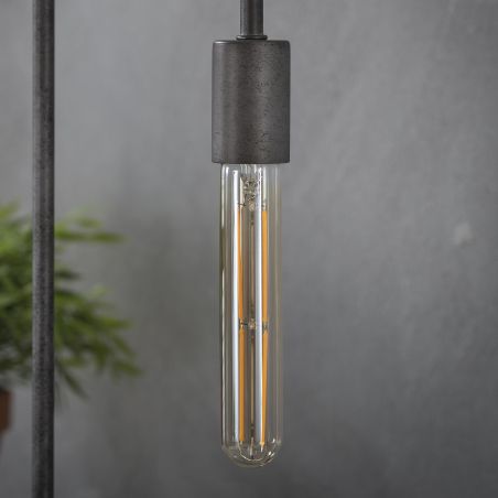Lampadaire ISIDORE de style industriel avec 9 ampoule incluses