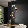 Suspension NARCISSE de style industriel avec 6 ampoule incluses