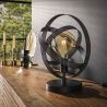 Lampe de table KORELL de style industriel avec 1 ampoule incluse