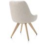 Rocco, chaise - pivotante - chene naturel - confort ressorts - tissu Brioni - Henders and Hazel
