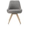 Rocco, chaise - pivotante - chene naturel - confort ressorts - tissu Brioni - Henders and Hazel