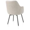 Rocco, chaise a accoudoirs - pivotante - confort ressorts - graphite - tissu Brioni - Henders and Hazel