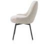 Rocco, chaise - pivotante - graphite - confort ressorts - tissu Brioni - Henders and Hazel