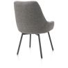 Rocco, chaise - pivotante - graphite - confort ressorts - tissu Brioni - Henders and Hazel