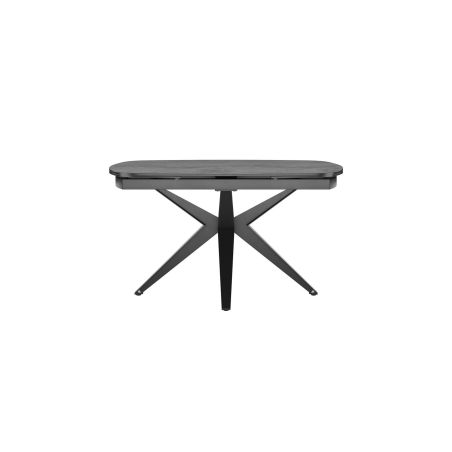 Lazio, table a rallonge 140 x 100 cm (+ 2 x 35 cm.) - Henders and Hazel