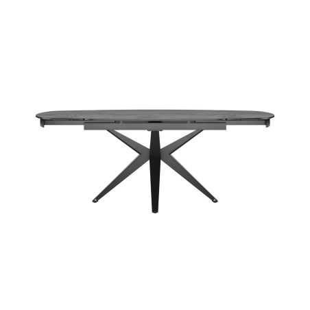 Lazio, table a rallonge 140 x 100 cm (+ 2 x 35 cm.) - Henders and Hazel