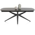 Lazio, table a rallonge 200 x 100 cm (+ 2 x 40 cm.) - Henders and Hazel