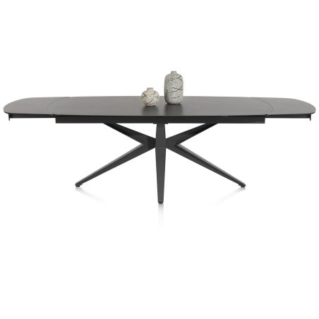 Lazio, table a rallonge 200 x 100 cm (+ 2 x 40 cm.) - Henders and Hazel