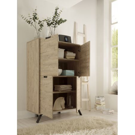 Meuble bar 4 portes MAJORQUE 106 cm
