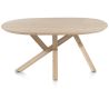 Shimla, table 160 x 130 cm - pieds bois - Henders and Hazel