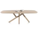 Shimla, table 210 x 120 cm - pieds bois - Henders and Hazel