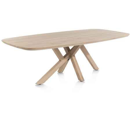 Shimla, table 210 x 120 cm - pieds bois - Henders and Hazel