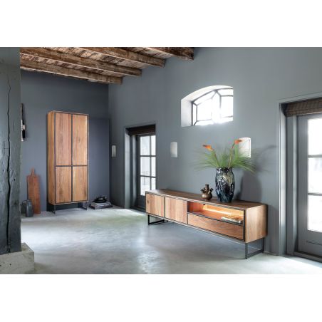 Trapani, armoire 75 cm - 4-portes - Henders and Hazel