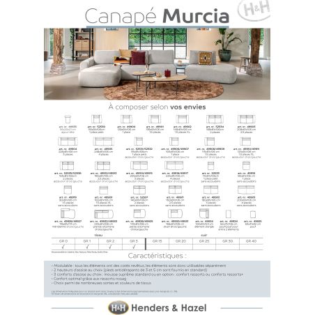Murcia, 1.5-place XL - Henders and Hazel