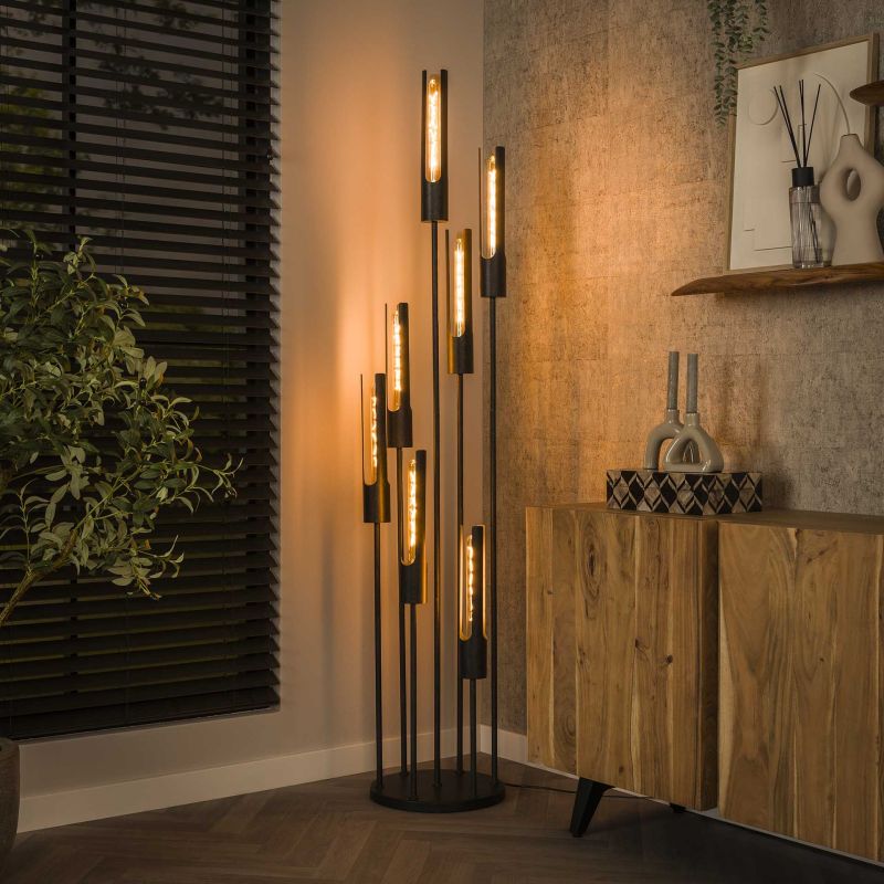 Lampadaire modenre DARYN avec 7 ampoules incluses
