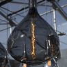 Lampadaire moderne DARYN avec 5 ampoules incluses