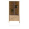 Nystead, vitrine 100 cm. - 2-portes de verres + 1-tiroirs + 1-niche (+ LED) - Henders and Hazel