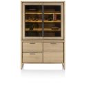Nystead, vaisselier 140 cm. - 1-porte + 2-portes verres + 2-tiroirs (+ LED) - Henders and Hazel